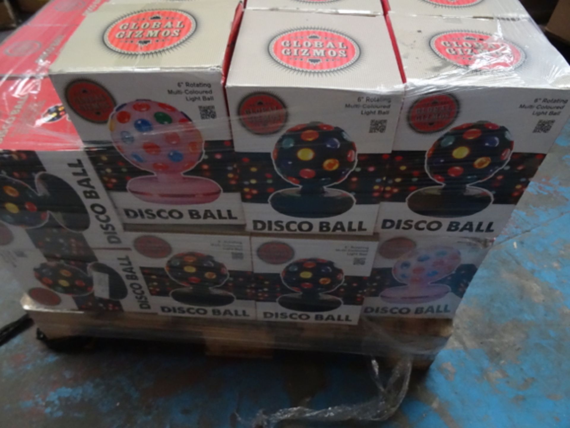 1 x Large High Value (H16) Pallet To contain approx 48 x Global Gizmos 6 Inch Rotating Disco