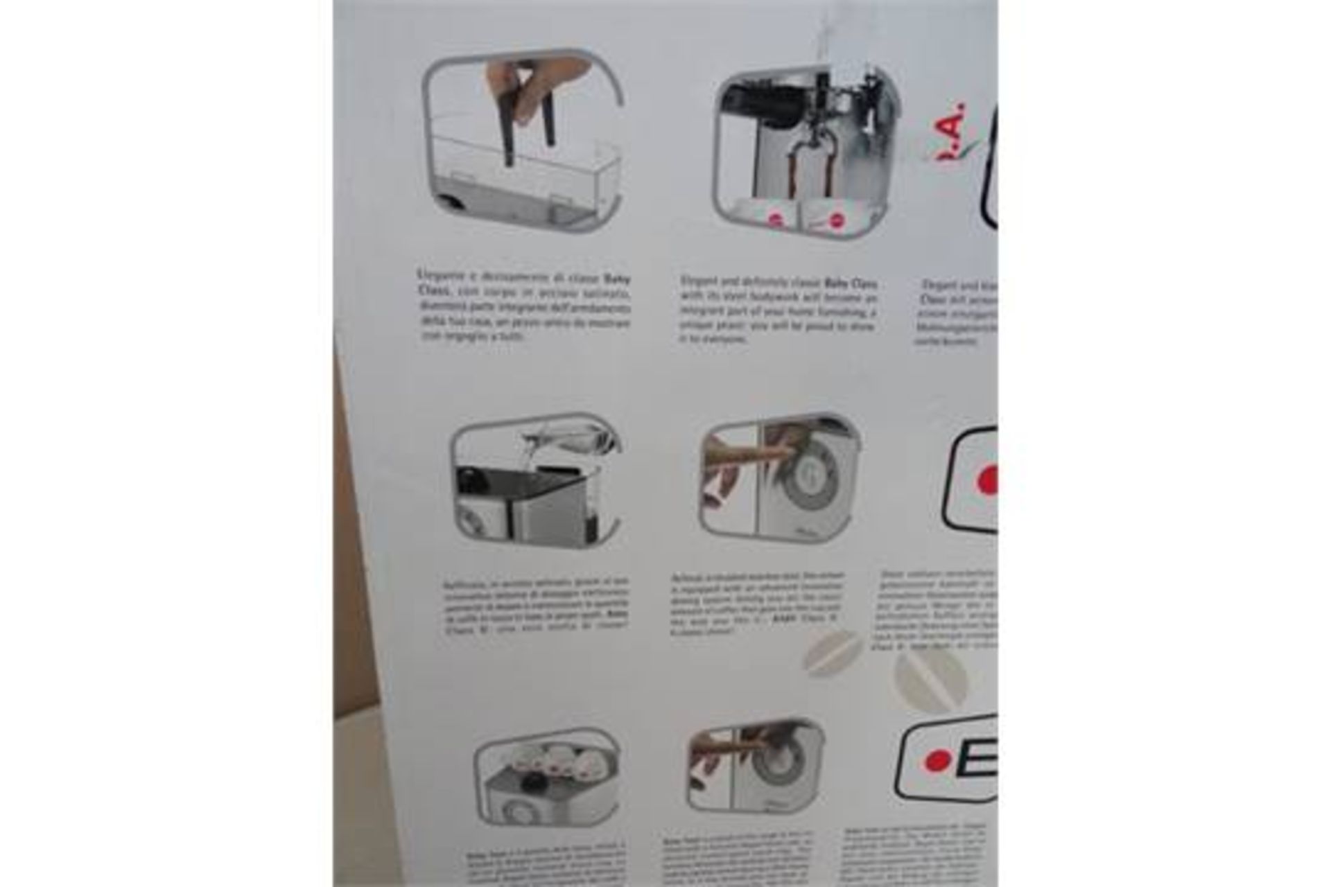 1 x Gaggia Twin Baby Class R18157/40 Manual Coffee Machine. •Dimensions: 24.5x40x26.5cm
•Material: - Image 2 of 2