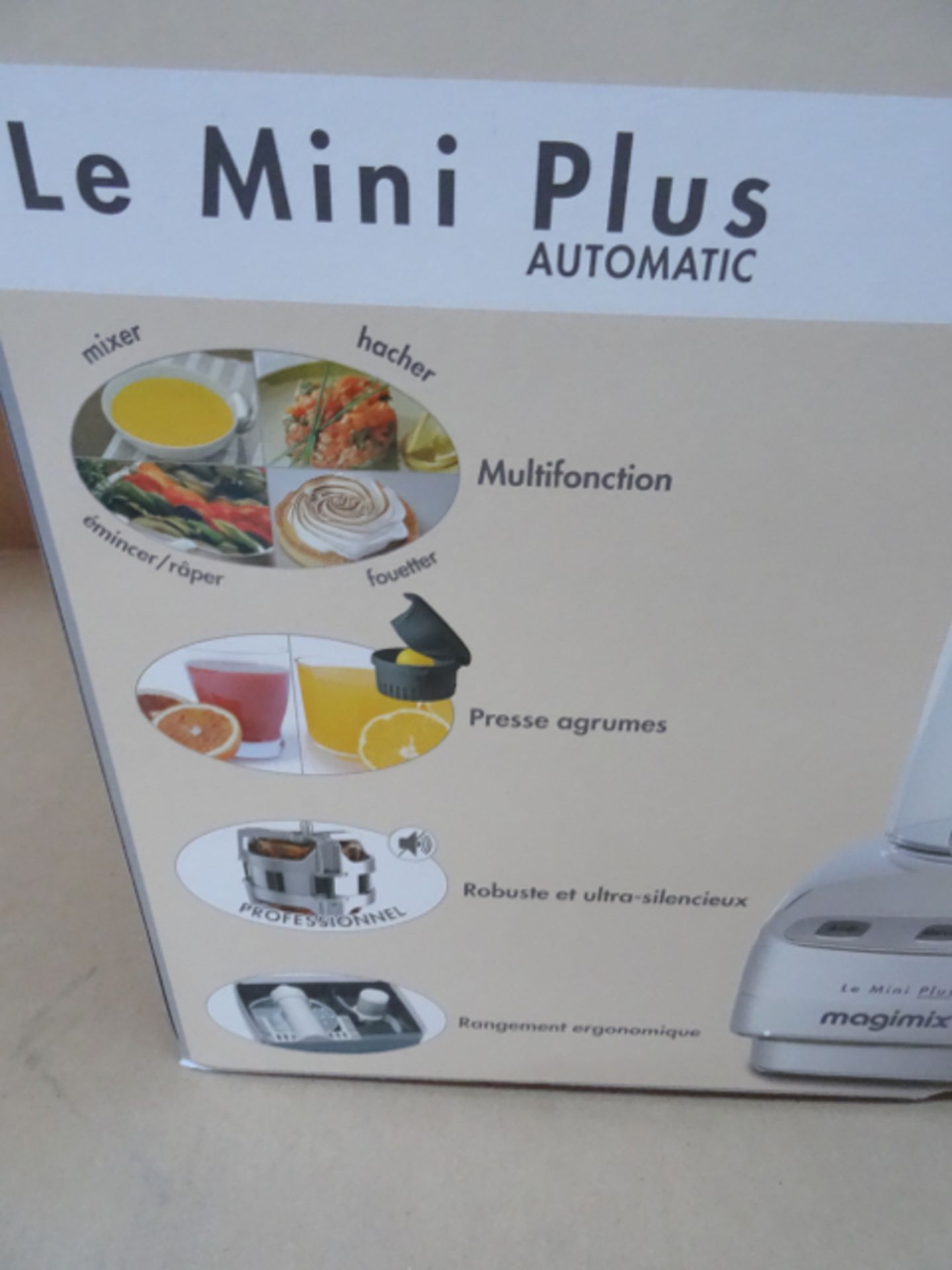 1 x  Magimix Le Mini Plus Food Processor. Product code:  167588662


Product Description
With a - Image 2 of 2