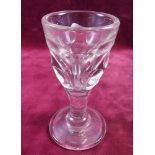 18th Century Wine Glass - 1760 George 111
Circular cut facets to bowl