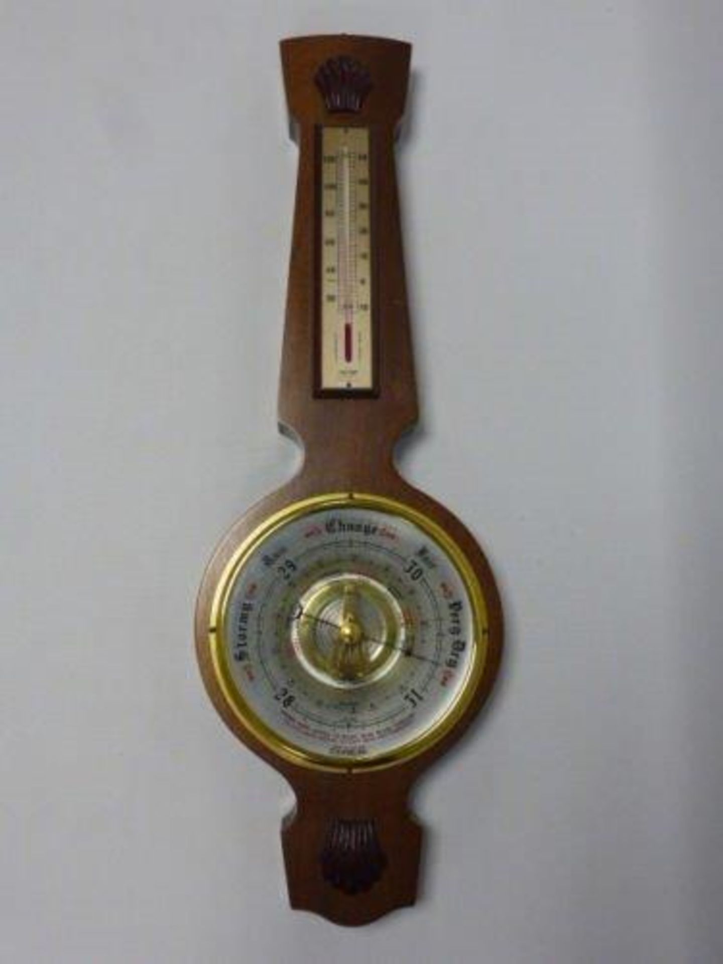 A Mahogany Cased Anedroid Barometer - Image 2 of 2