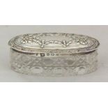 Silver Gilt and Crystal Pin Dish 0 c 1907
BY Boots Pure Drug Company - Hallmark Birmingham