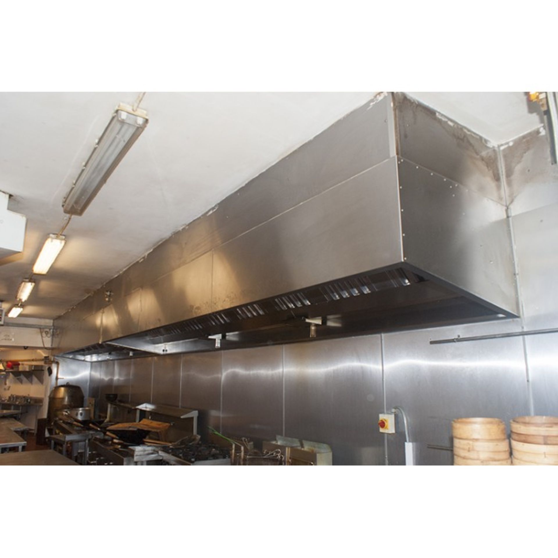 1 x 24Ft Long Kitchen Extractor Canopy Including Filters