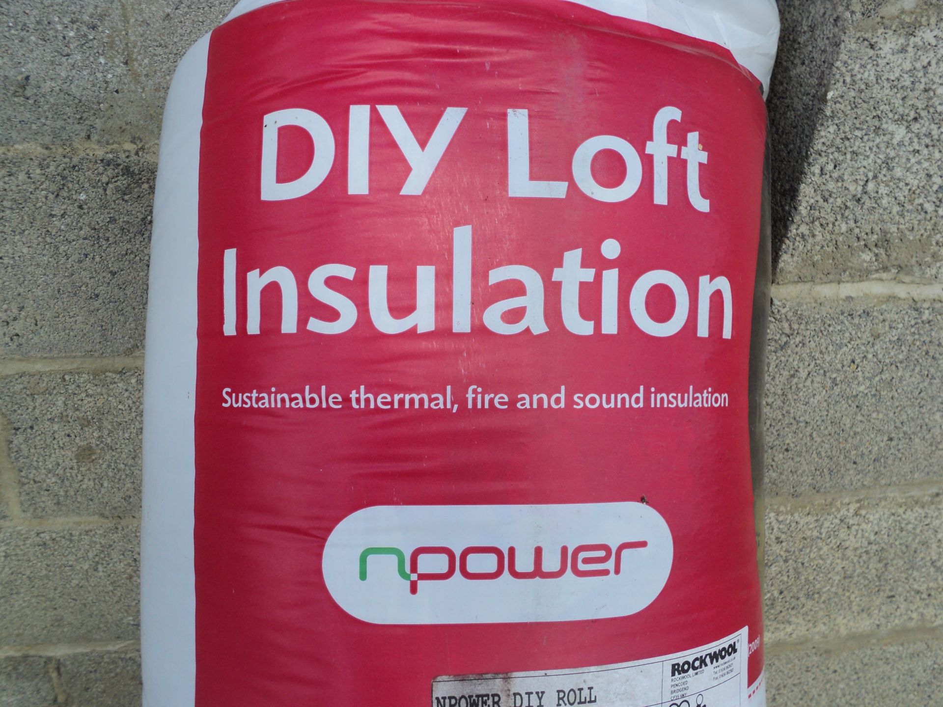 33 X Brand New Tubes of Rockwell Insulation, 170 mm thick. (One Lot) - Image 3 of 4