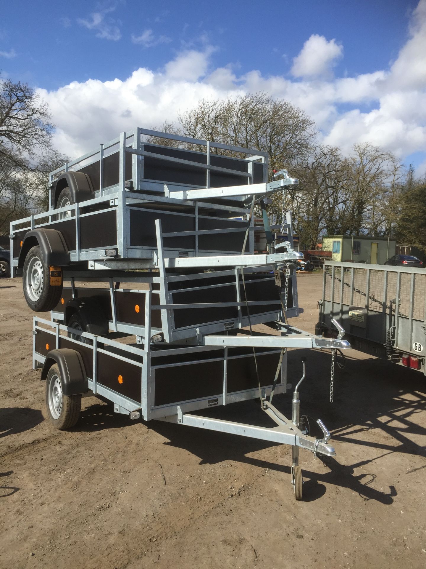 Brand New 6ft 8” trailer with drop down tail gates and hard wired lighting. Acorn Trailer, full - Image 7 of 7