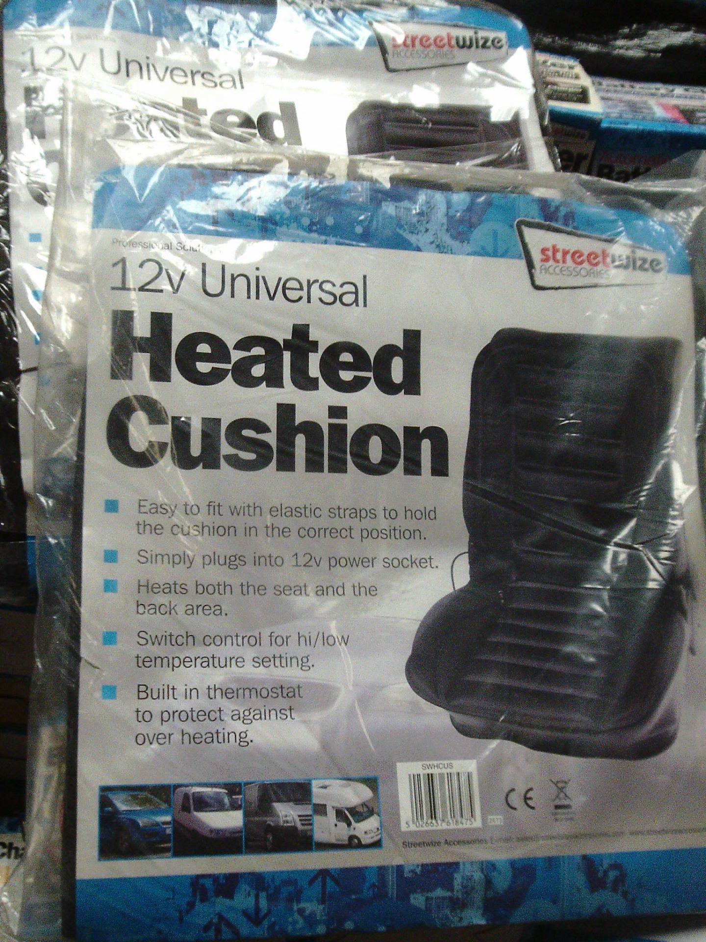 2pcs universal heated seat cushion