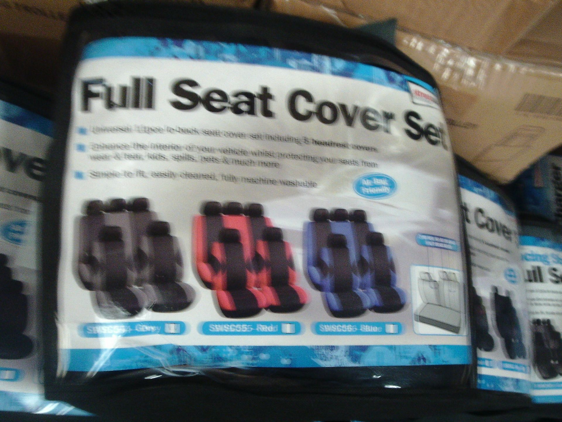 18 - small bag full cover car seat set - Image 2 of 3