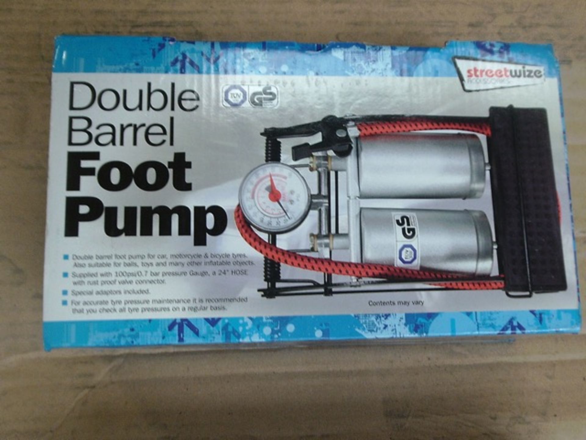 Streetwise double foot pump rrp£19.99