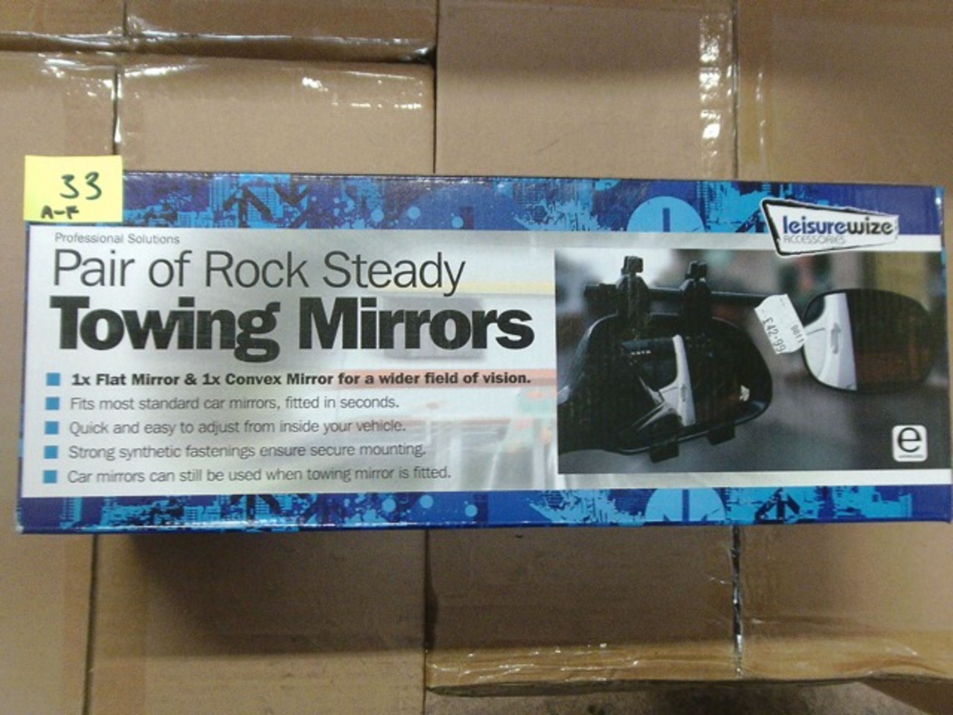 Streetwise Rock steady Towing mirrors - look complete new and unused rrp £ 29.99.