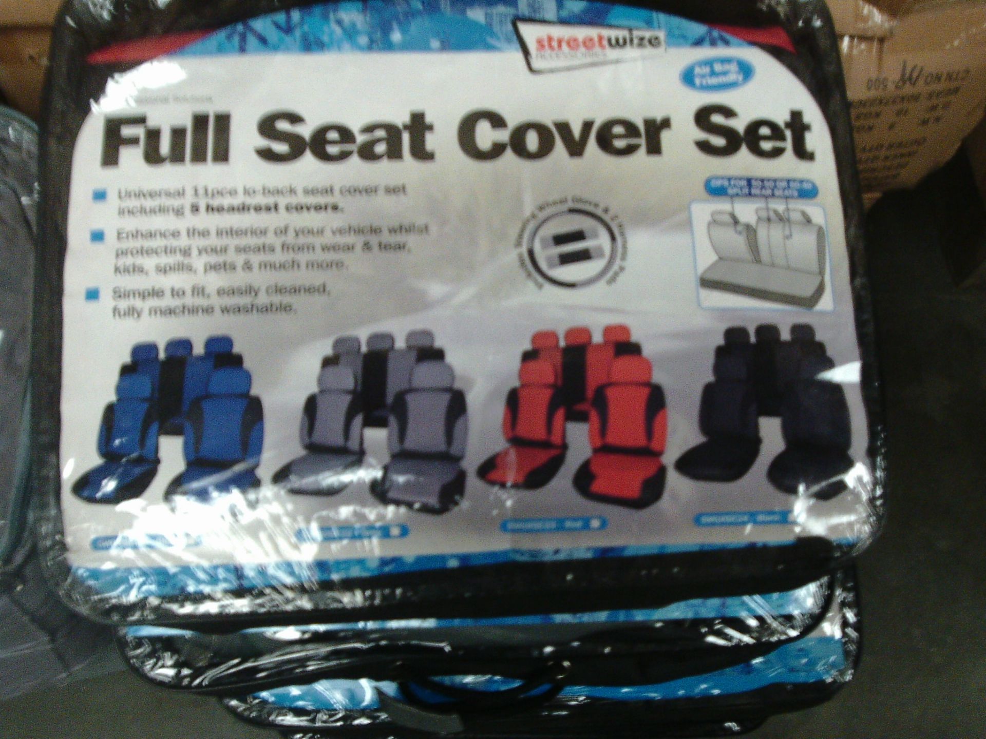 6 - full seat cover set - large bag size