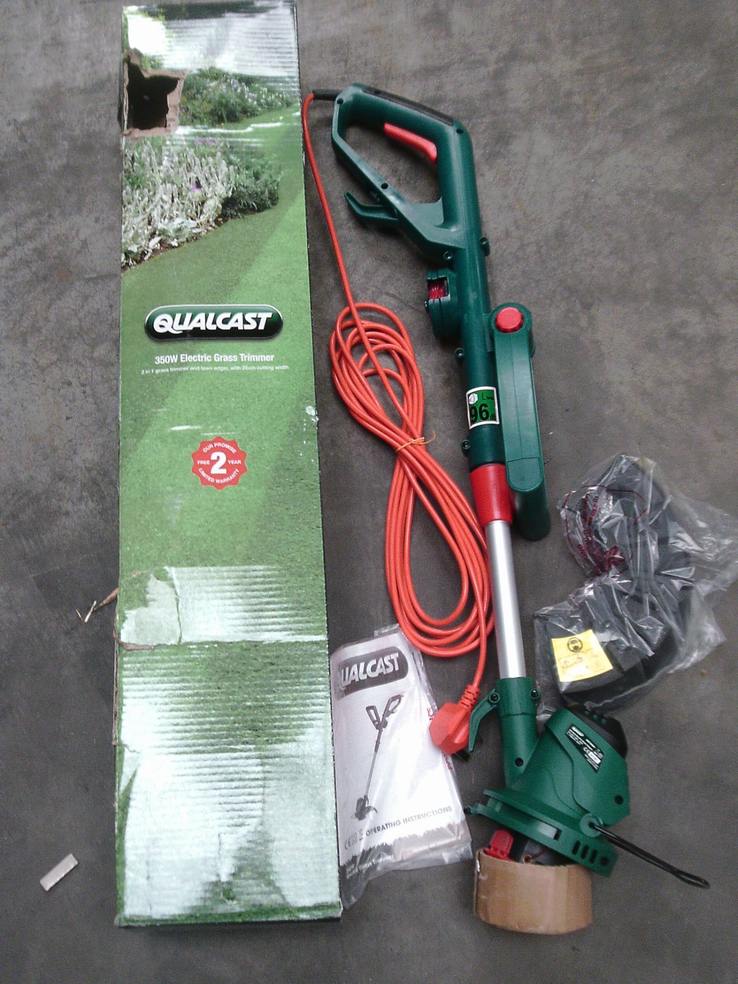 Qualcast 350 W Electric Grass trimmer - item brand new box damage only