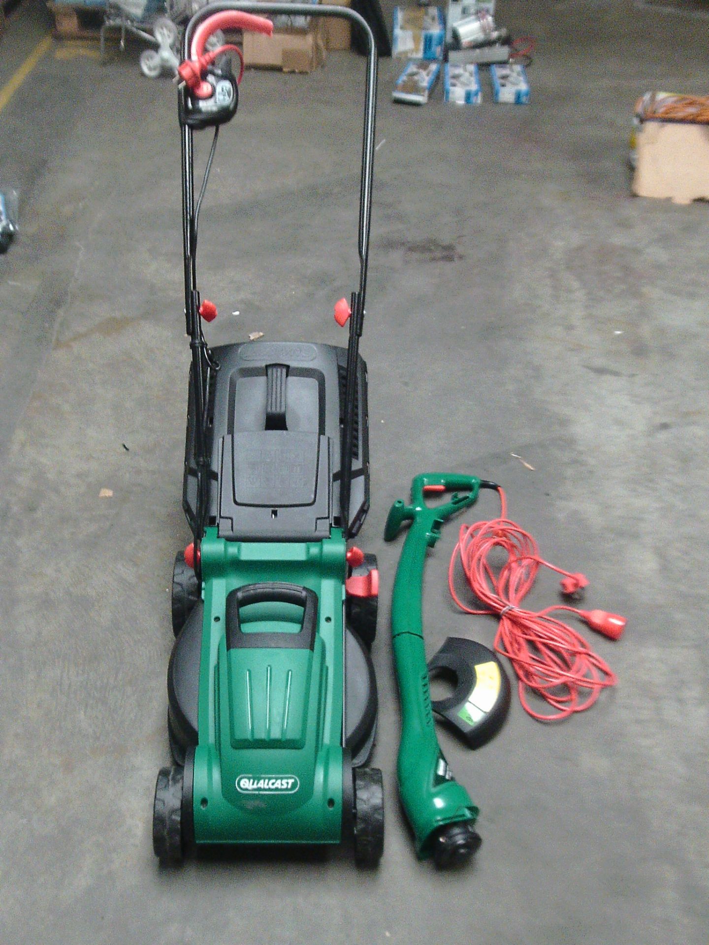 As new - one use - see picture of blade - qualcast set - mower and strimmer - Image 2 of 4