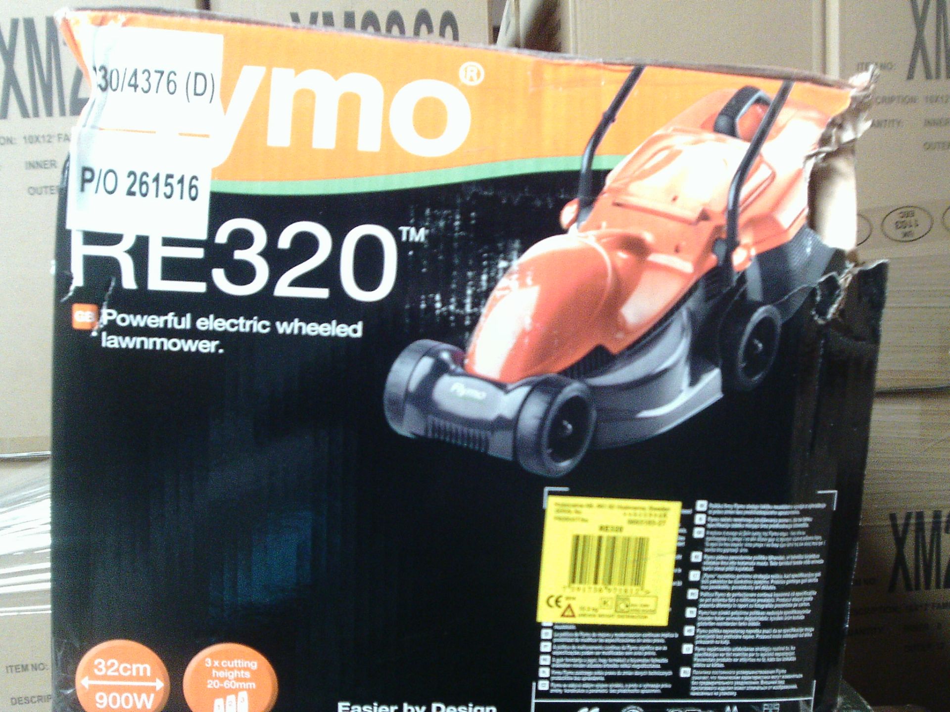 New Flymo RE320 - damage packaging item never out of box - Image 3 of 3