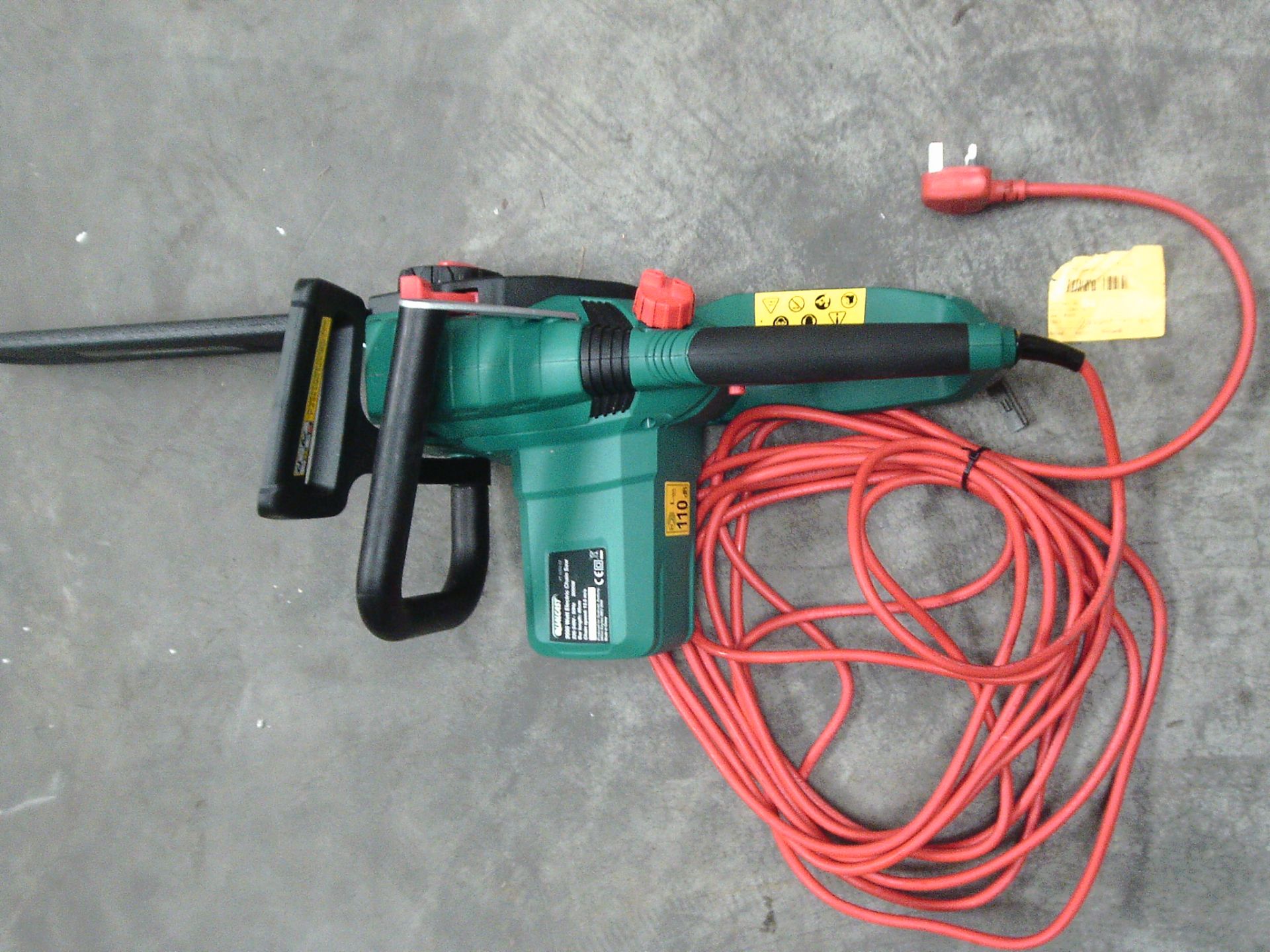 As new Qualcast electric chainsaw -