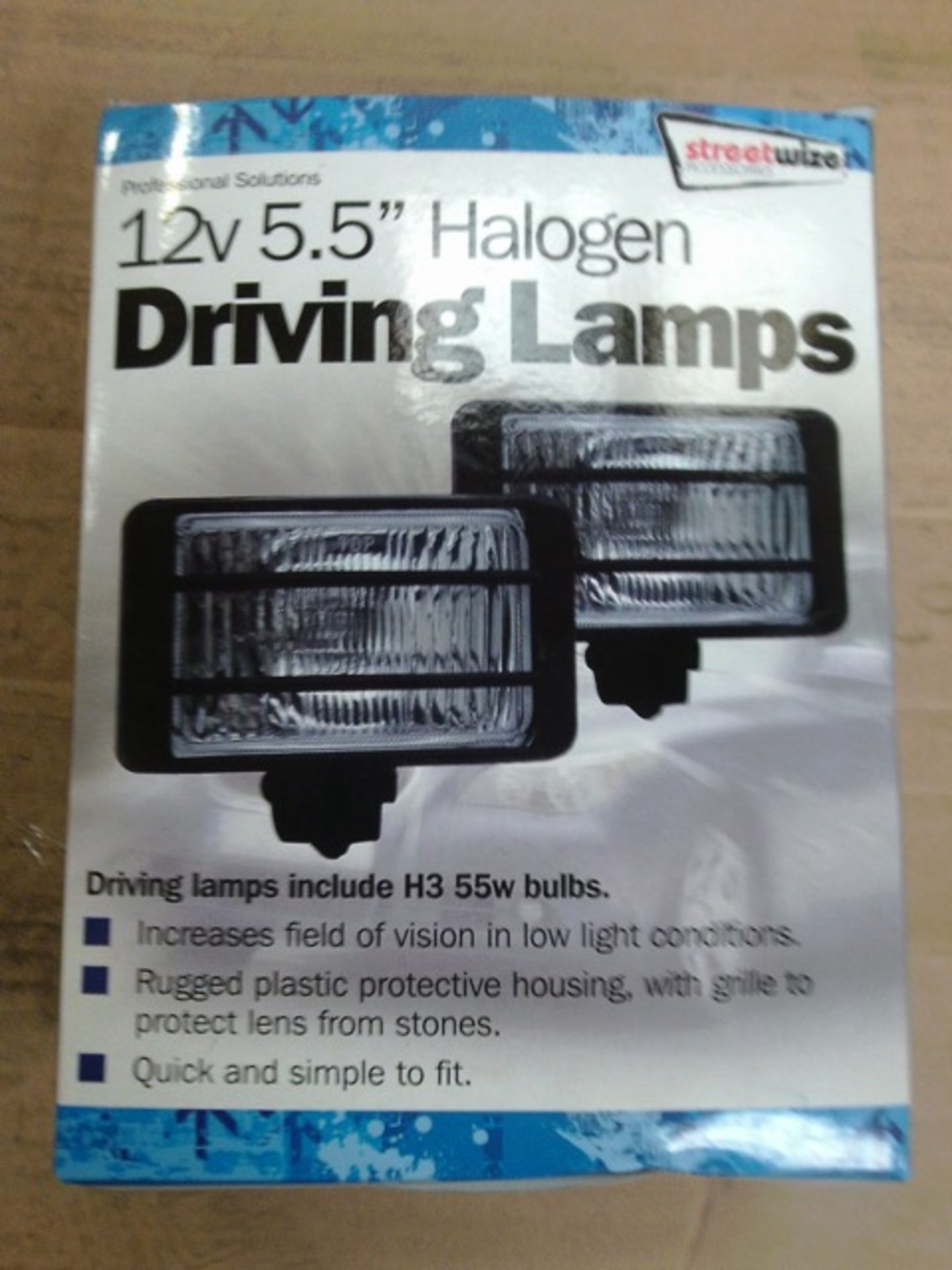 12V 5.5" Halogen Driving lamps