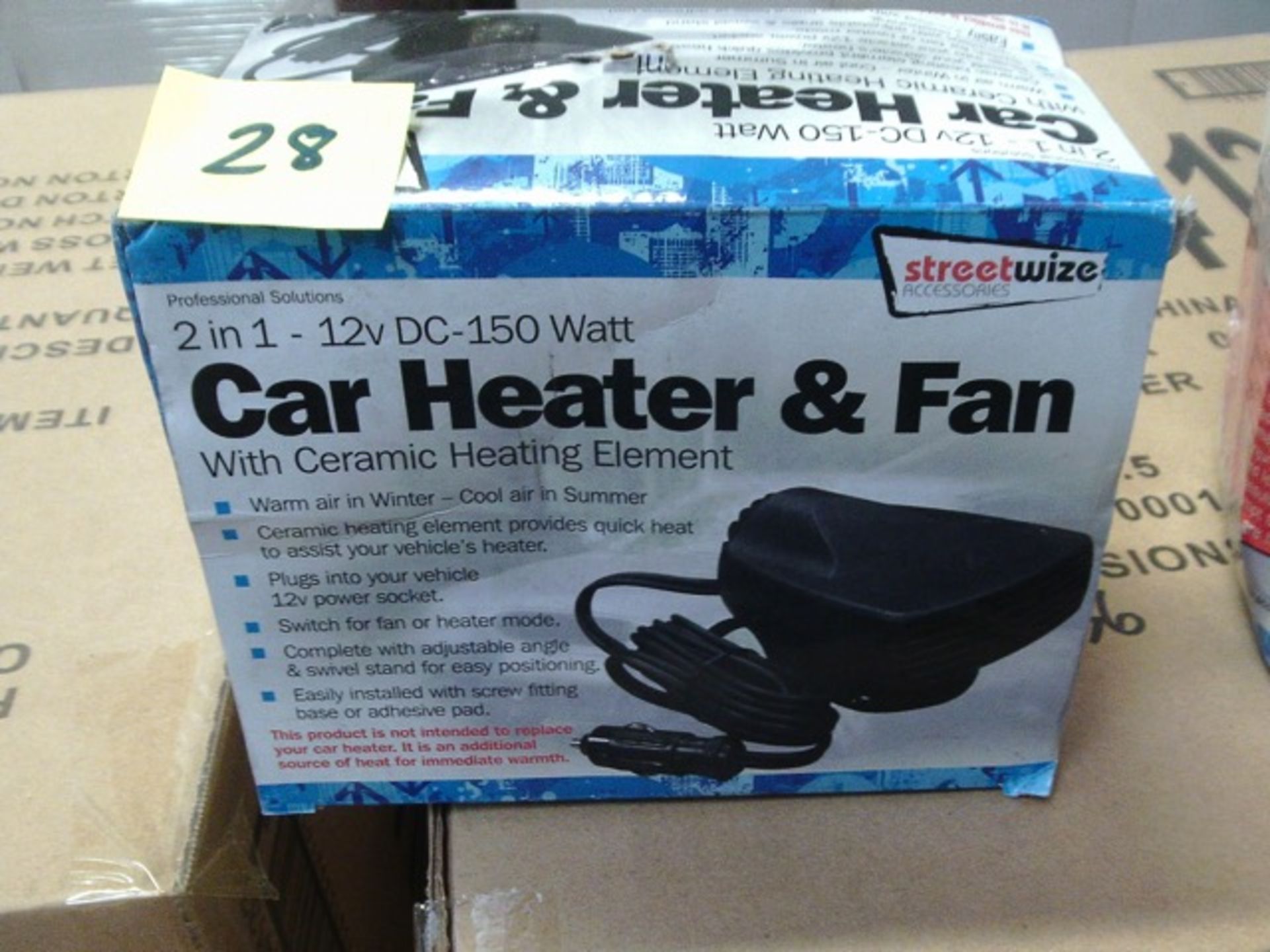 Streetwise dual car heater and fan -