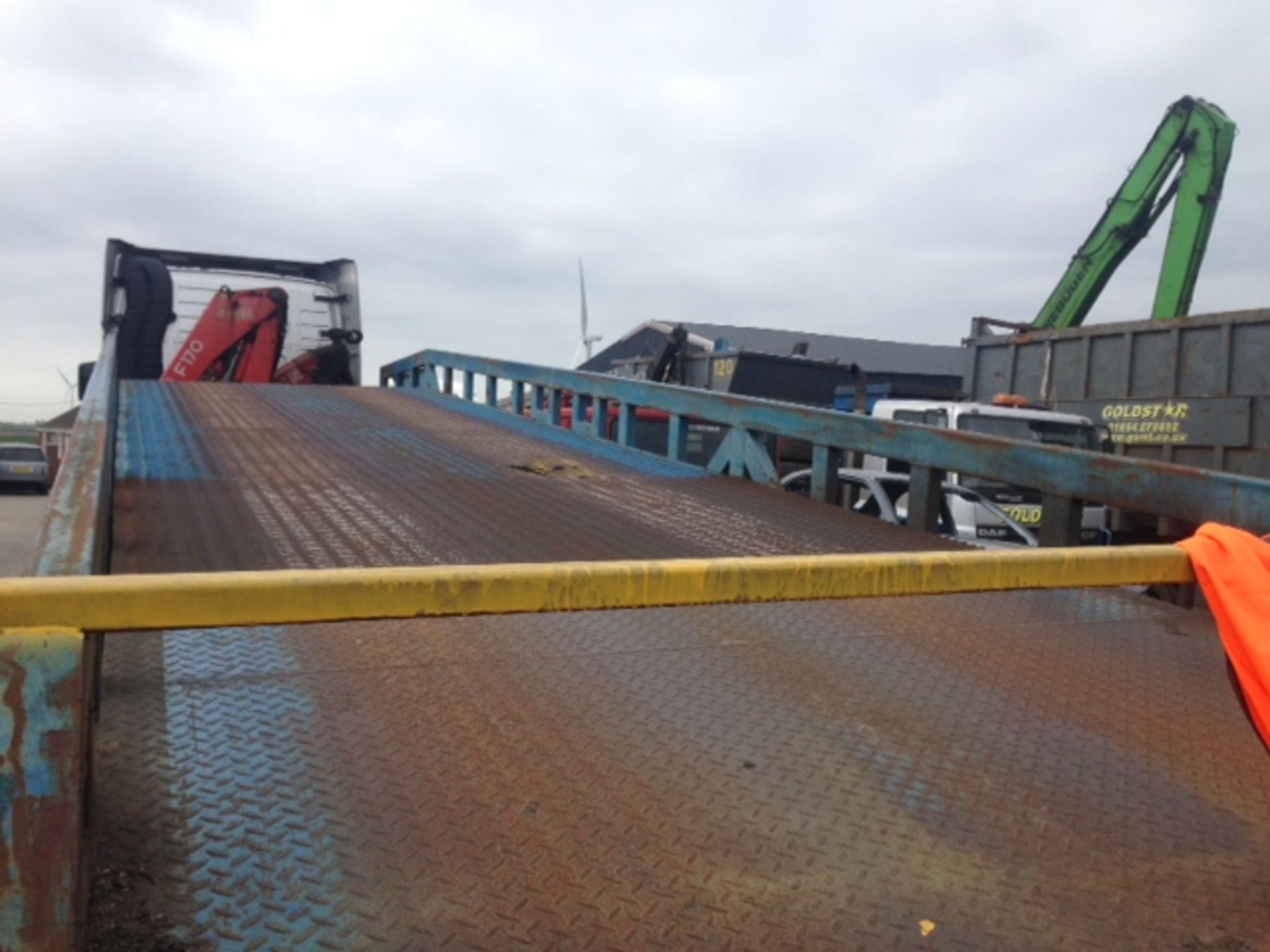 Titan 7t container loading ramp, steel, working order - Image 3 of 5