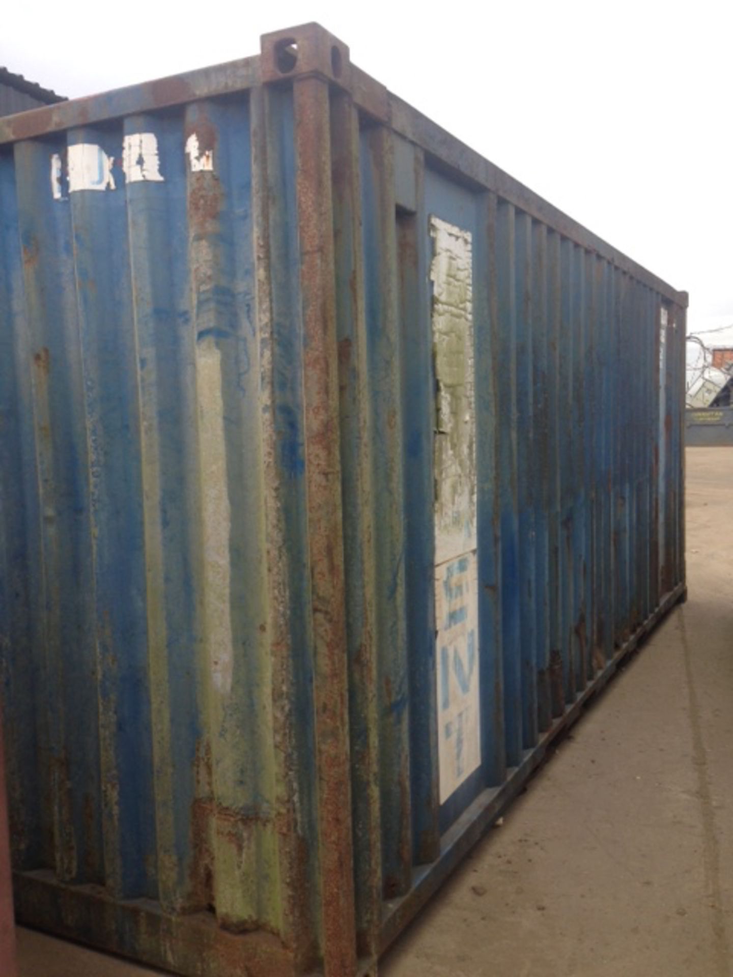 20ft steel shipping container - Image 2 of 3