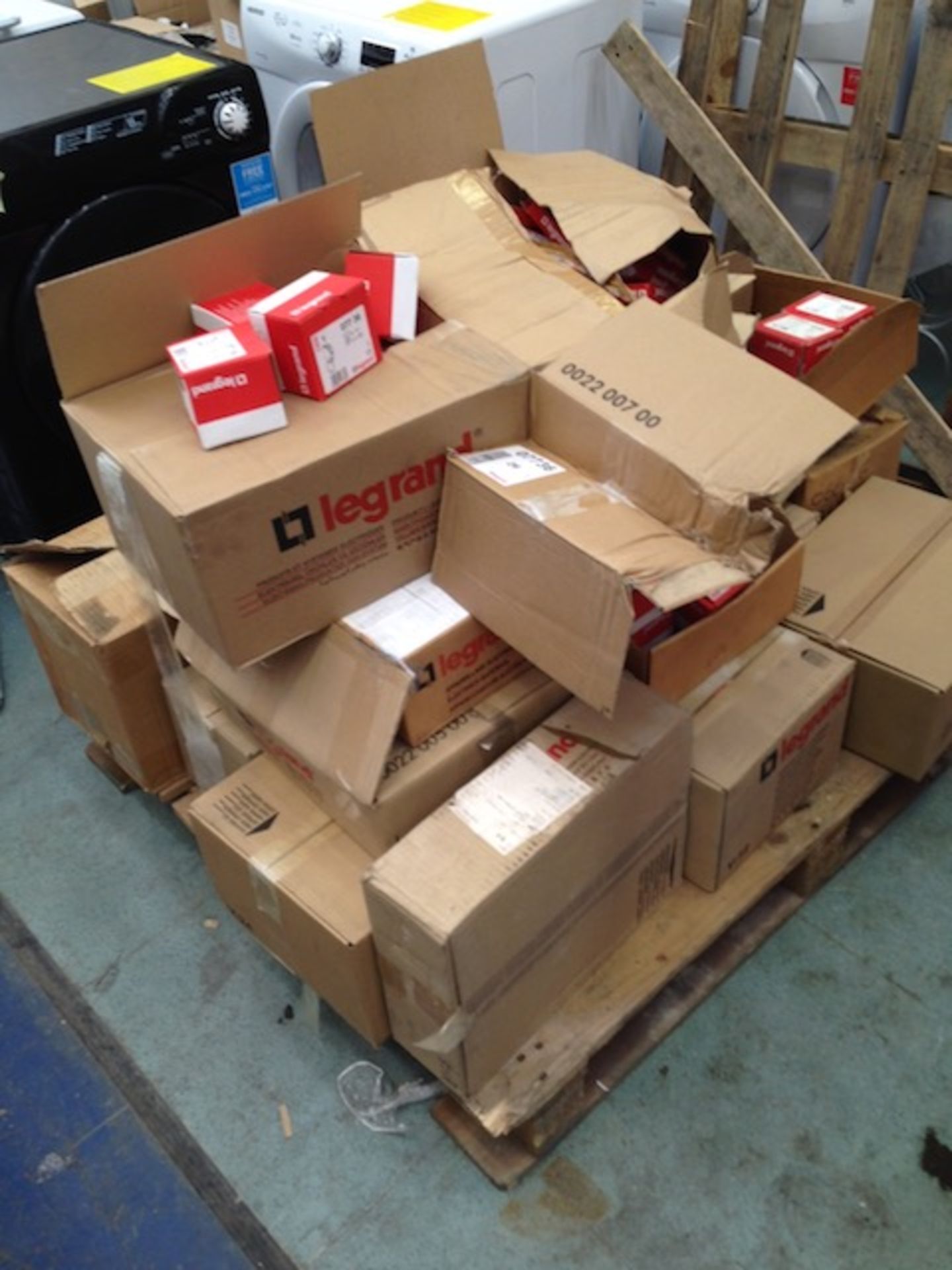 Joblot of Legrand brand new boxed MCB's and various switches Total Legrand cost price over £180,000