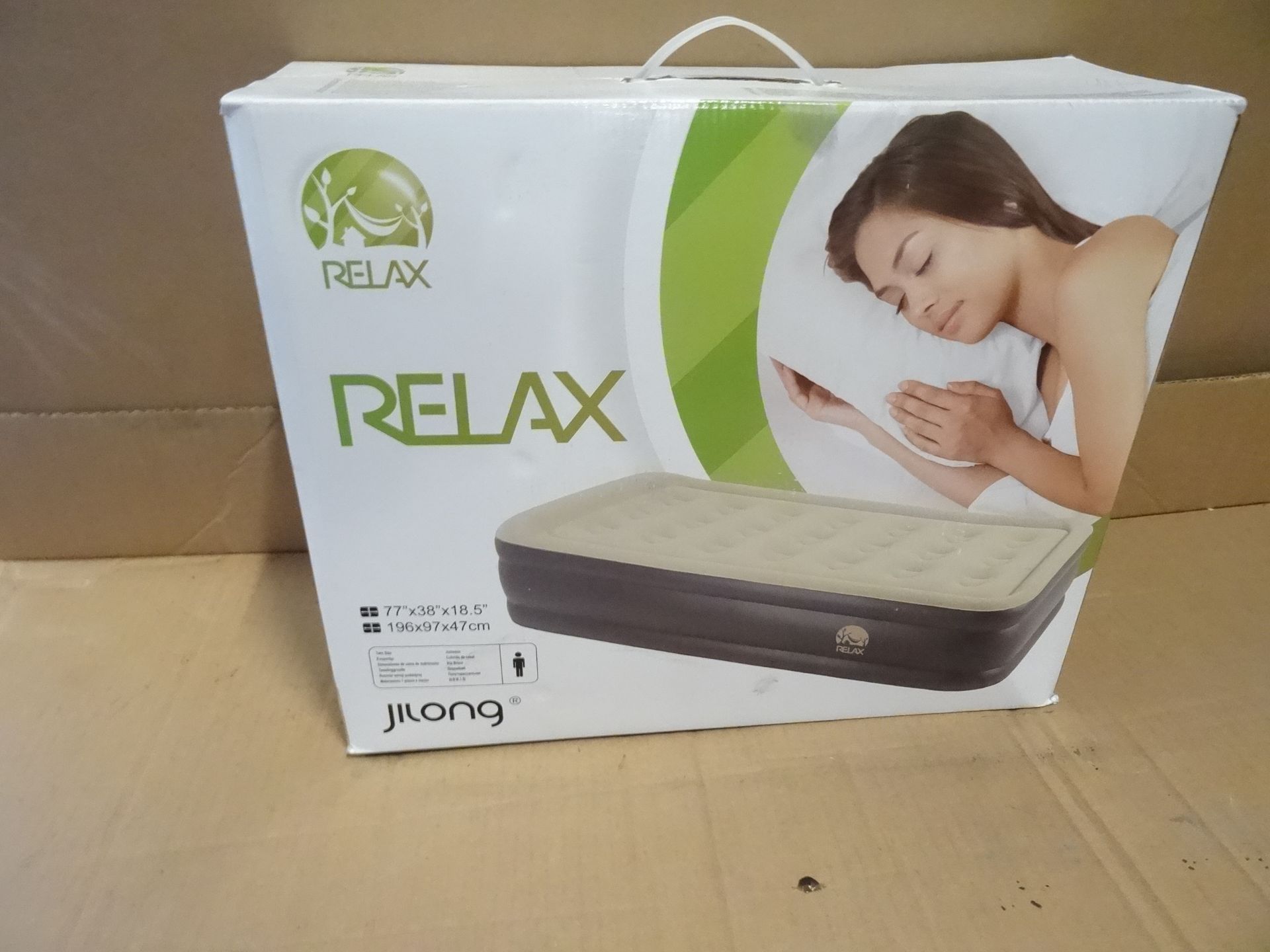 1 x Jilong High Raised Air Bed with Built in Pump. Approx Retail value £70. High quality. Brand