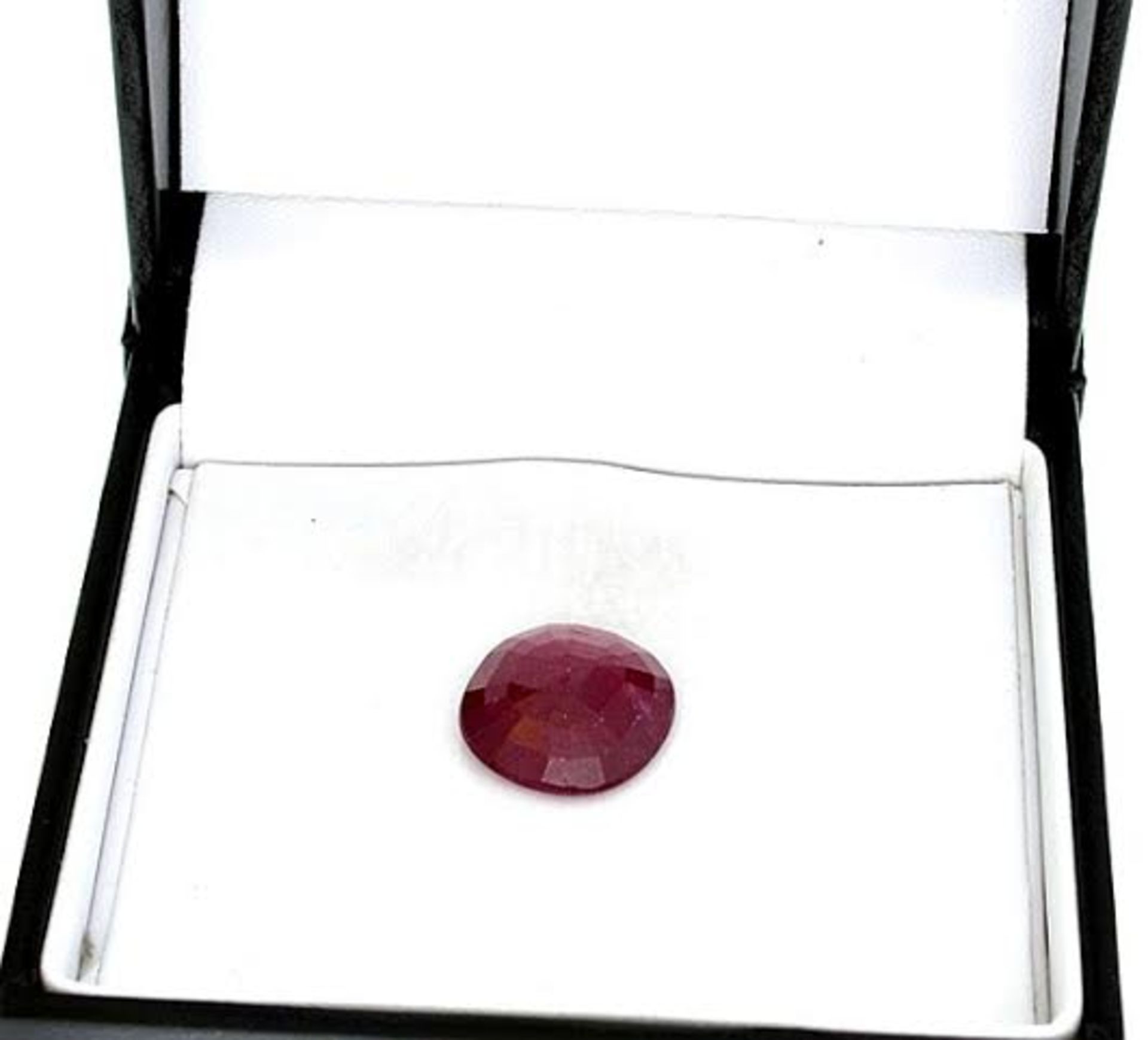 A Beautifully Shaped Oval Cut Ruby Gemstone = 10.25 carat, measures 15.30 x 14.15 x 4.60mm