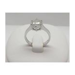 A 2.0 Carat Diamond Ring. This auction is for Diamond ring set in 9K white gold,