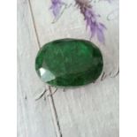 455 ct finest green rare huge 100% natural emerald with certificate