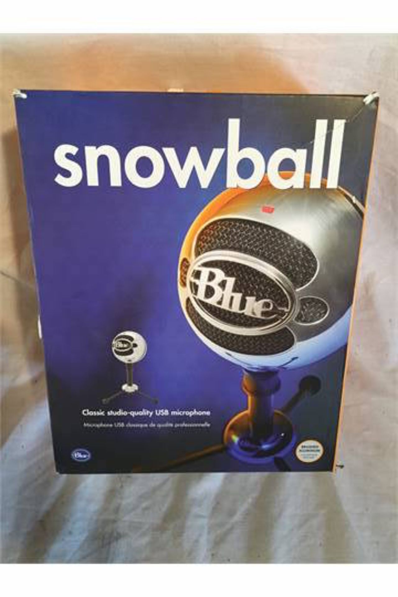 BRAND NEW Blue Microphones Snowball USB Microphone (Brushed Aluminum) - RRP £89.99 EACH_ NO VAT ON