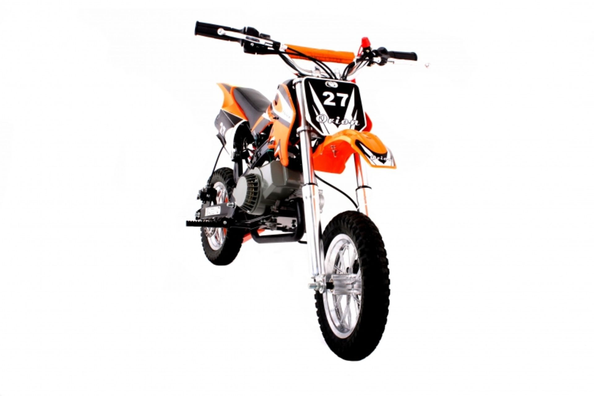 1 x Pocket Rocket Scrambler 49cc Mini Dirt Devil Motor Bike (Orange). Brand new and Boxed! Very high - Image 2 of 4