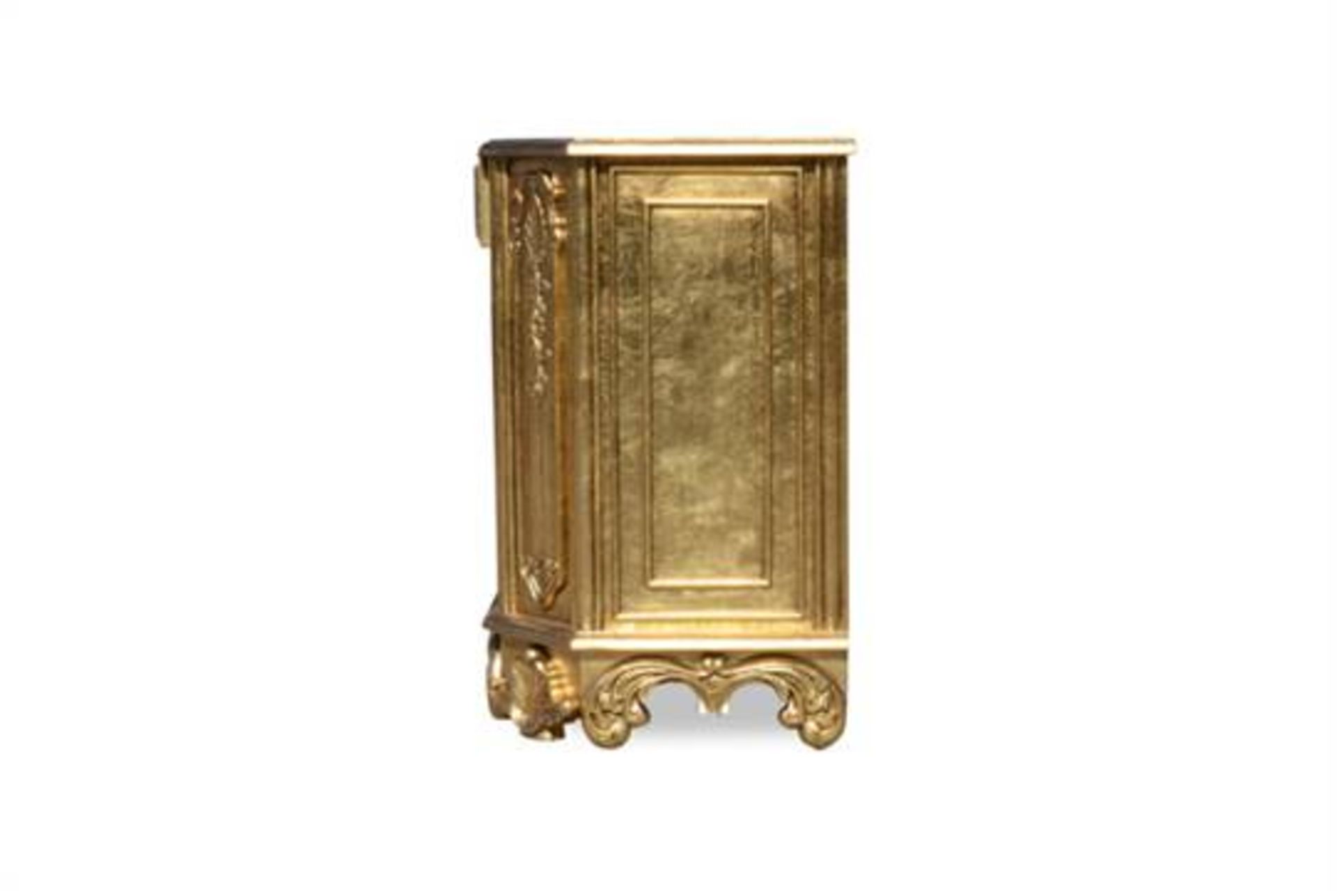 Rose du Chantilly Side Table - Gold This elegant side table is the companion piece to our Rose du - Image 2 of 3