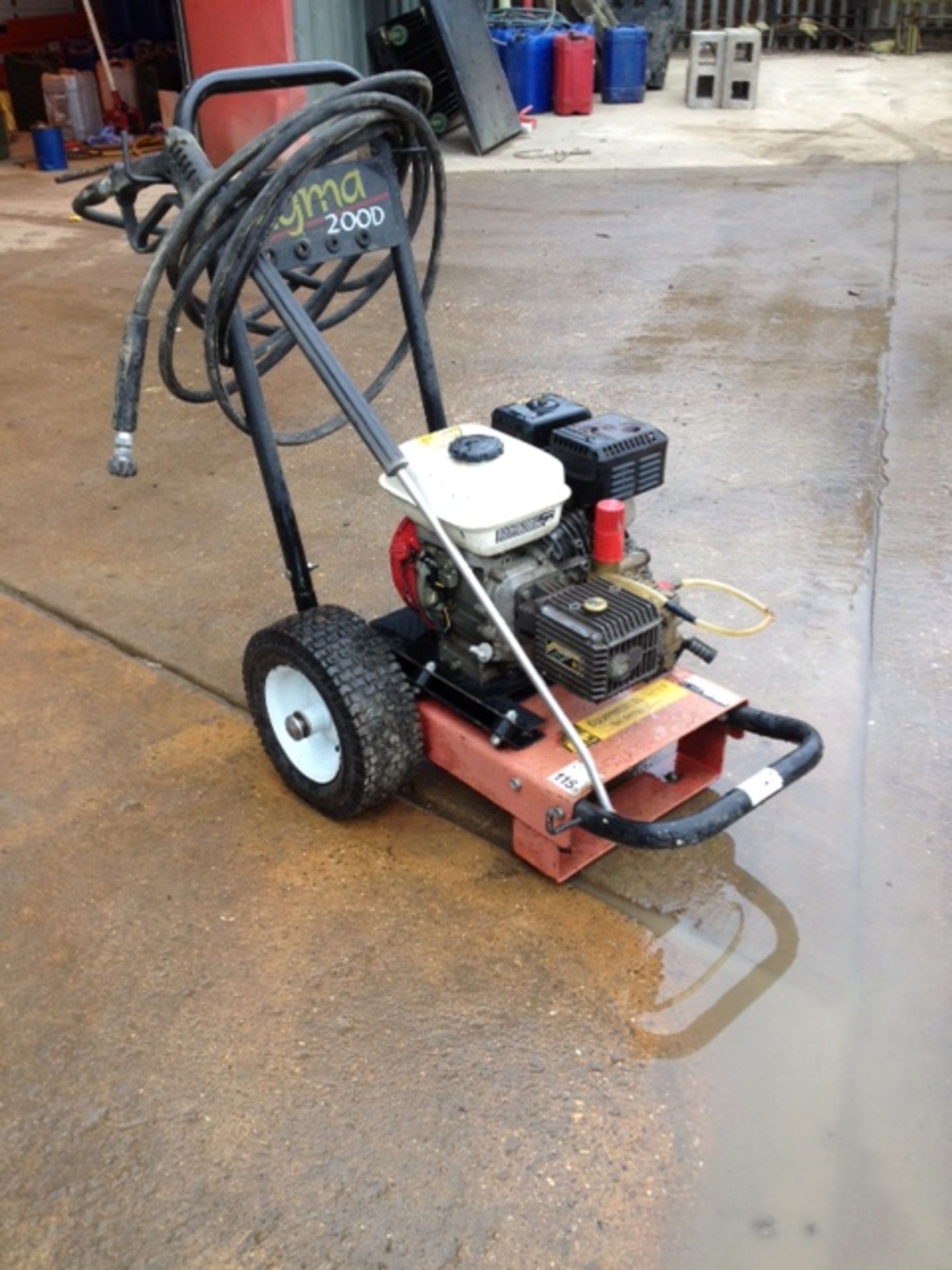 Cold pressure washer & lance  (petrol) - In Working Order