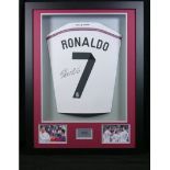 Signed  Ronaldo Real Madrid shirt. Comes with COA.