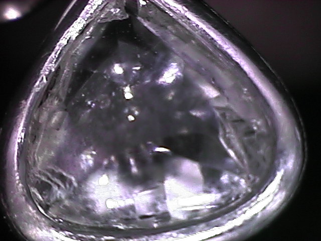 A Rare Rose cut diamond mounted in a pendant. Diamond 0.6 carat