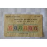 A collection of 6 Rhodesian & Nyasland stamps in a sealed envelope.