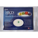 0.66 ct HKD Certified Superb Green Colombian Pear Cut (7 x 5 mm) Un-Heated Genuine Emerald,