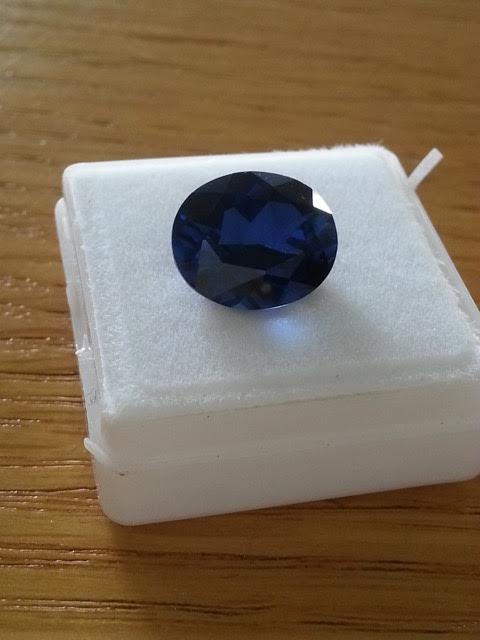 Unheated 5.09 ct AAA natural blue sapphire oval cut 10 x 12 mm VVS loose gemstone
