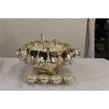 A rare George II style, Hand chase Punch bowl, with an amazing 22 Cups.
An amazing Rare George II