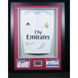 Signed  Ronaldo and Bale Real Madrid shirt. Comes with COA.
