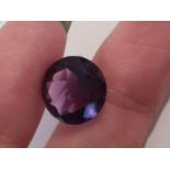 Natural loose amethyst weight of 5.98 ct eye clean