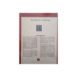 A rare and collectable 1840 Two- Penny Blue stamp, comes in presentation folder and certificate of