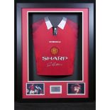 Signed  Eric Cantona Manchester United shirt. Comes with COA.