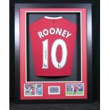 Signed  Rooney Manchester United shirt. Comes with COA.