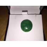 Natural Emerald. Total Weight : 33.60 CT. Dimension: 22 x 9mm. Origin: Brazil.