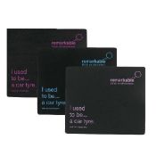 Remarkable (Brand) Mouse Mats in a box of 100pcs.