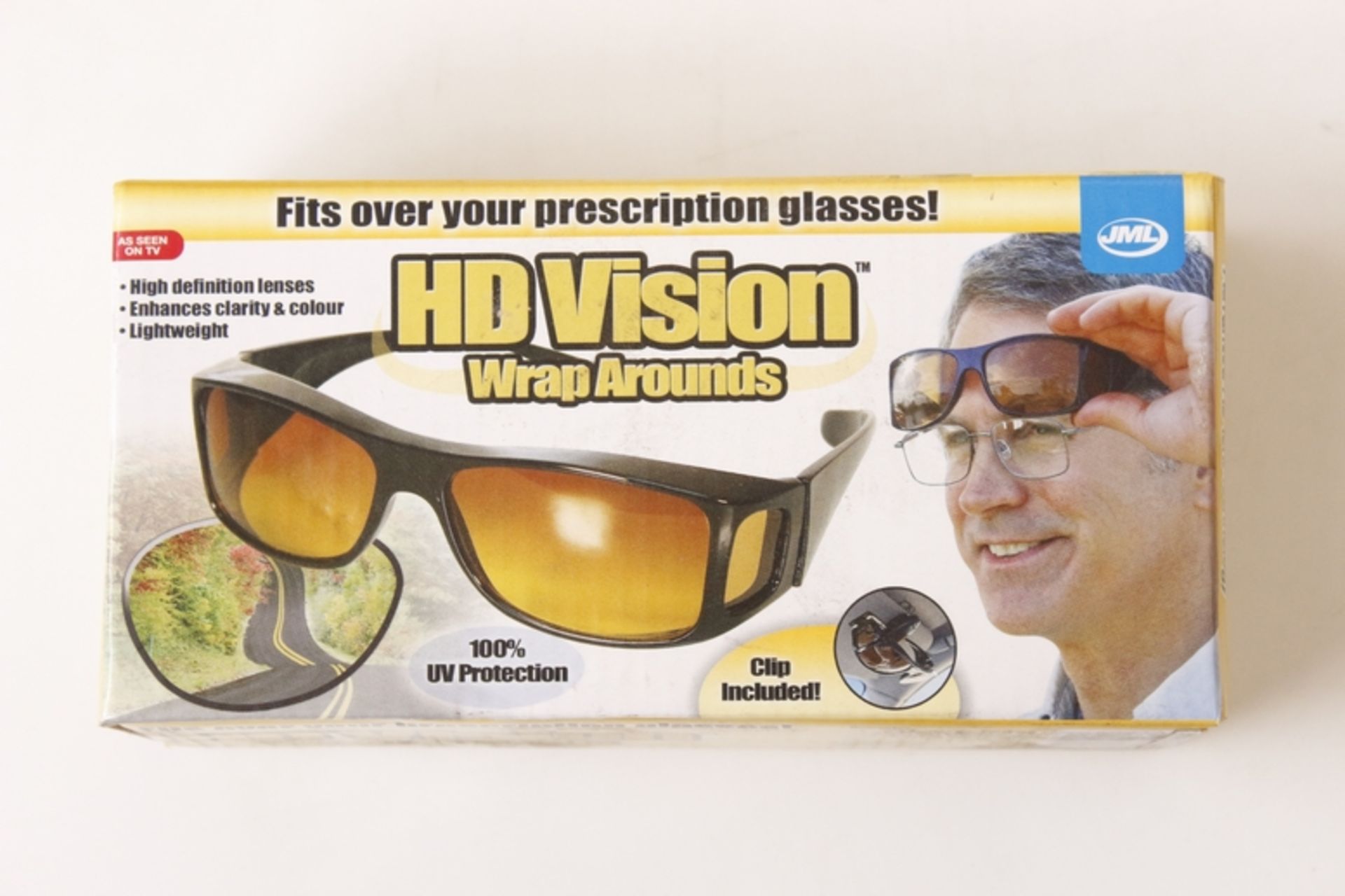 2 x HD VISION WRAP AROUNDS_ RRP £14.99 each
• 100% UV protection, Reduces glare, enhances colour &