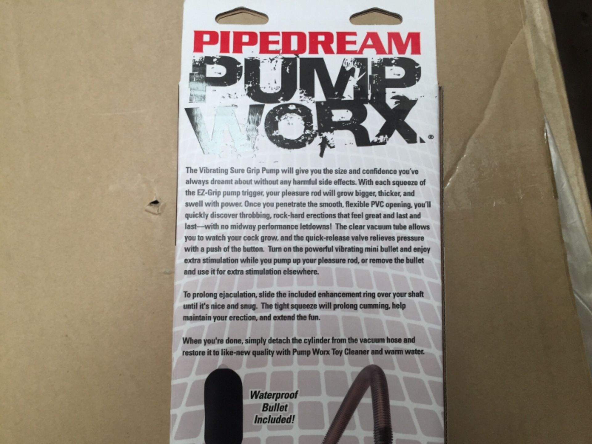 2 x Pipedream Pump Worx Vibrating Sure Grip Potent Pump Black - Image 4 of 4