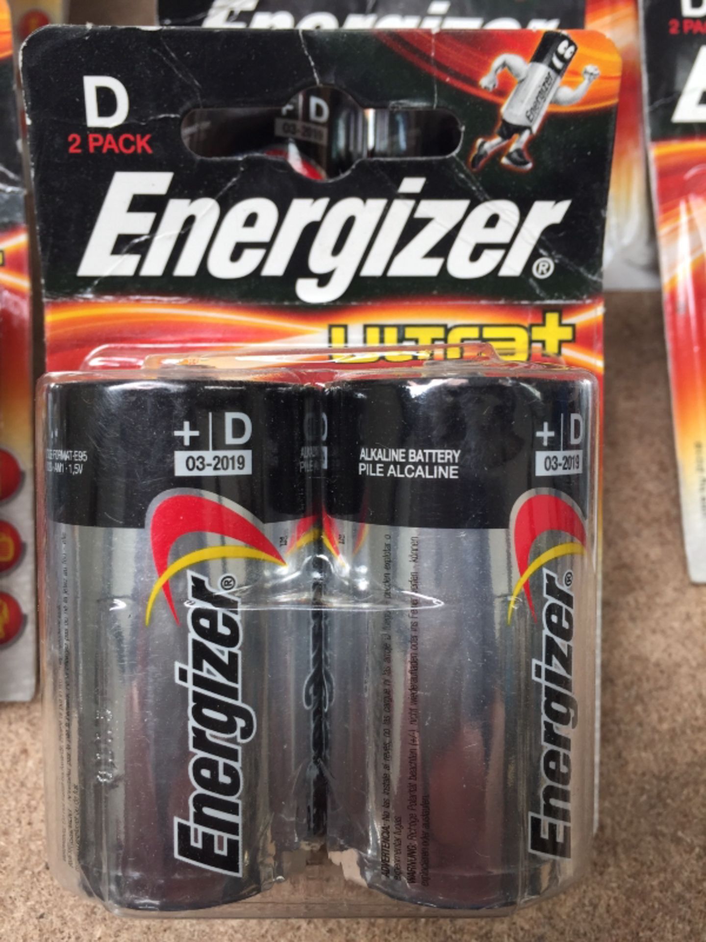 34 x Energizer Ultra + D Batteries 2 Pack - Image 2 of 2