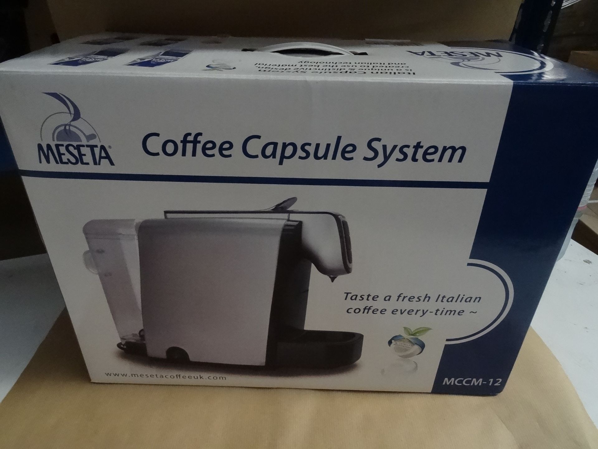 1 x Meseta Coffee Capsule System coffee machine. Taste a fresh italian coffee every time! High 19