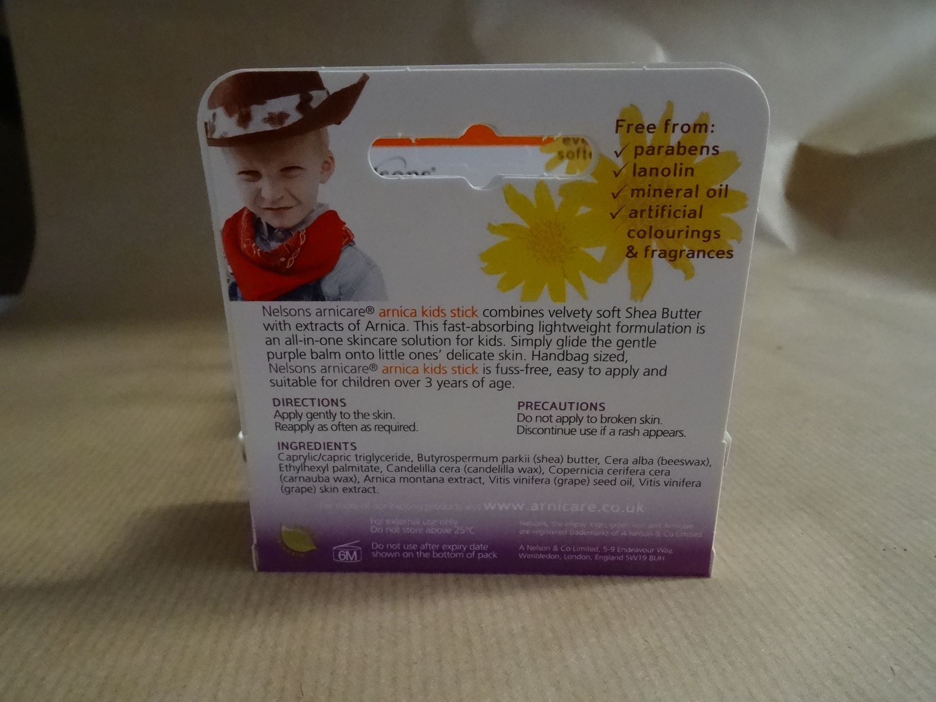 1 x Pallet to contain 720 x Nelsons Arnicare Arnica Kids Stick. Natural Skin Care. Extracts of - Image 3 of 3