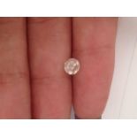 Natural loose diamond approximate weight is 0.65 ct